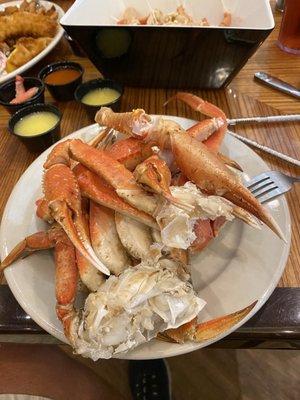 Snow Crab Legs.