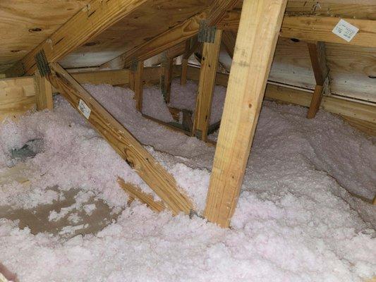 this is all the insulation you get for $399/sqft of building expense