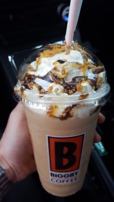 The new butterscotch Frozen latte