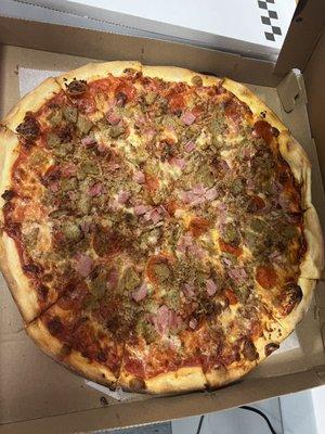 Meat lover's pizza