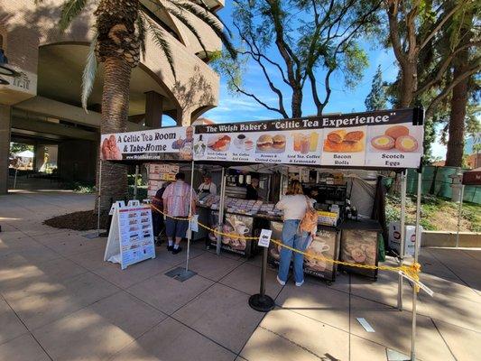 One of many food booths.  Must try!