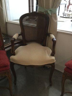 Beautiful zentique Lyon cane back chair