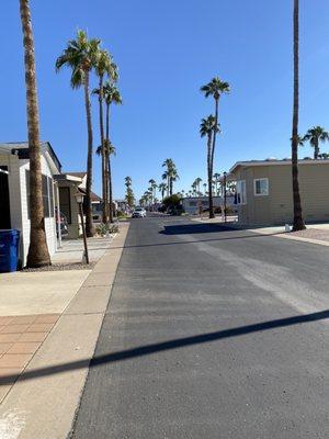 My street at Good Life RV