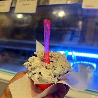 Cookies and Cream gelato