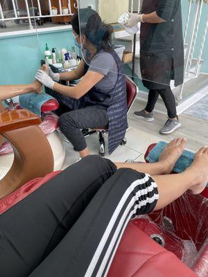 Pedicures to start the long weekend