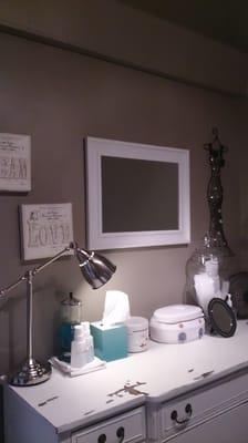 Love the waxing rooms and the cleanliness..