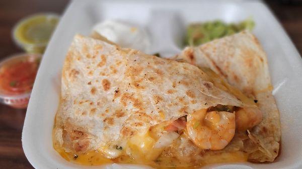 Grilled Shrimp Quesadilla