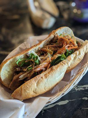 Pork bahn mi.   Best in SeaTac area