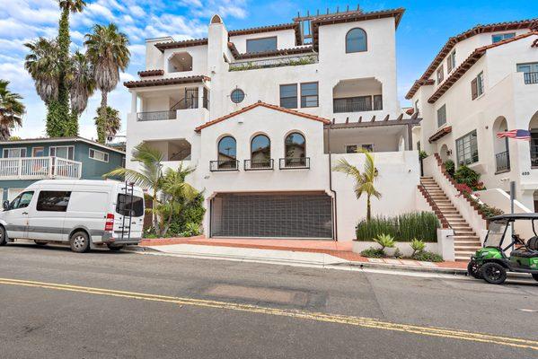 Newer construction residence near the San Clemente Pier