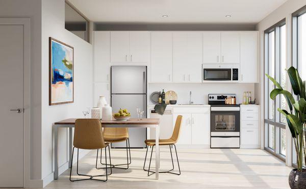 Kitchen And Dining Area