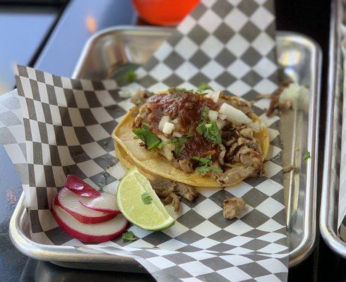 Carnitas taco