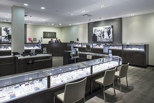 Completed construction of the Zales jewelry store at Four Seasons Town Centre in Greensboro, North Carolina