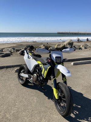 My 701 on a beautiful day on the Central Coast.