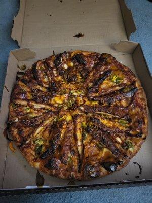 Large Sativa Sunrise pizza