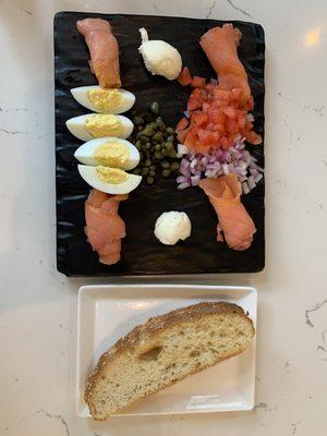 Smoked Salmon Breakfast