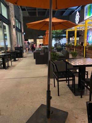 Outdoor seating