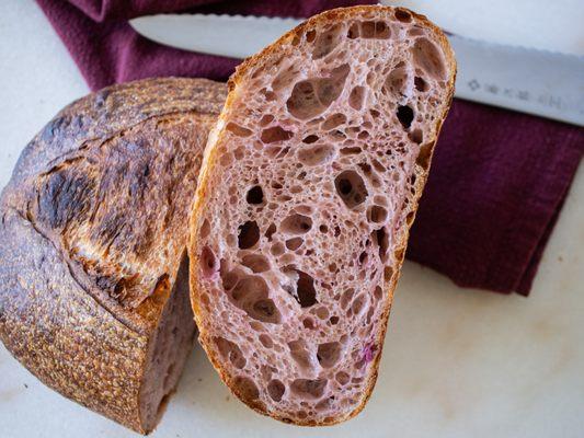 Purple Sweet Potato Sourdough