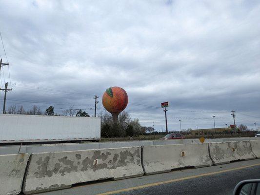 View from I-85 both just before exit 92.