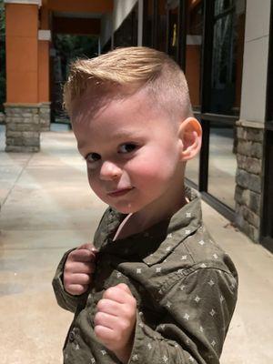 Ninja Kid Paxton hairstyle