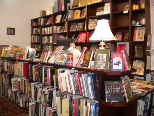 At the front counter you can find art books, rare books, and the most intriguing new titles.