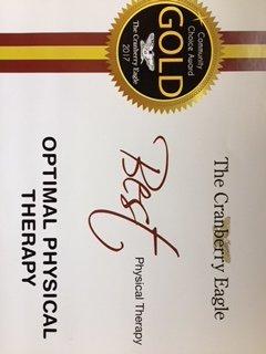 We have won Best Physical Therapy in the Cranberry area for 7 years in a row!!  Come experience award winning therapy!