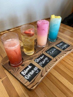 Pick me up juice flight