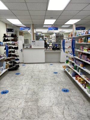 Inside the pharmacy