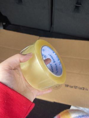 Two inch clear tape & box