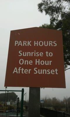 Park hours