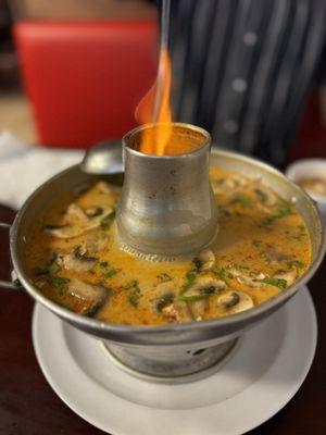 Thai Coconut Soup with shrimp