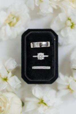 Engagement and wedding bands