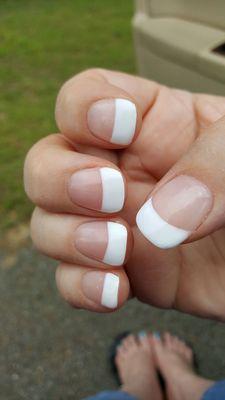 French manicure gel nails