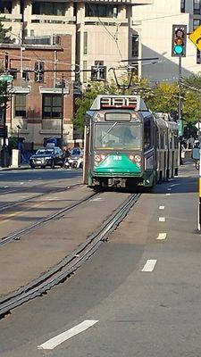 Yes, this is the train stopped at Mission Park. Disembark into the road