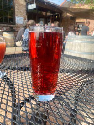 Hibiscus cider