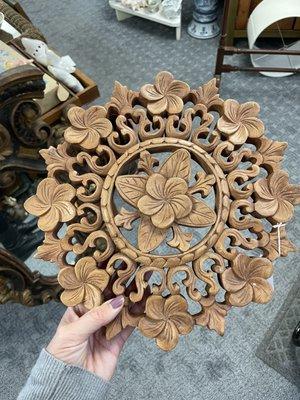 Decorative carved woodwork