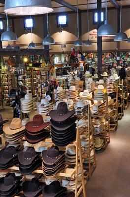 Hats & boots department