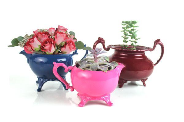 Our vintage upcycled bud vases make the perfect gift for any occasion.