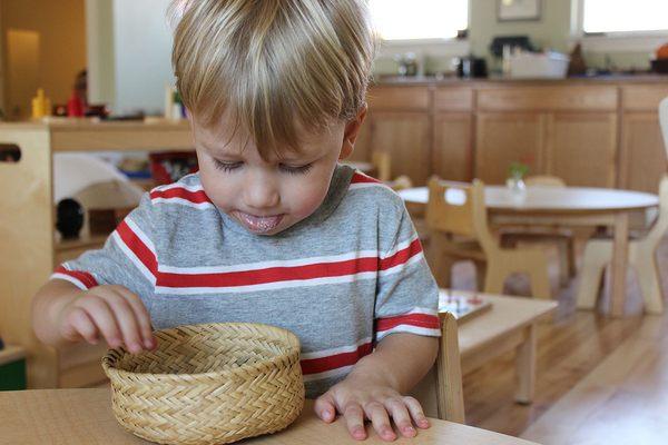 Toddler exploraton work