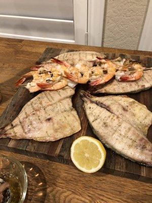 Shrimp and Pompano