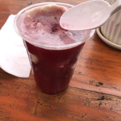 Elderberry Kombucha Float