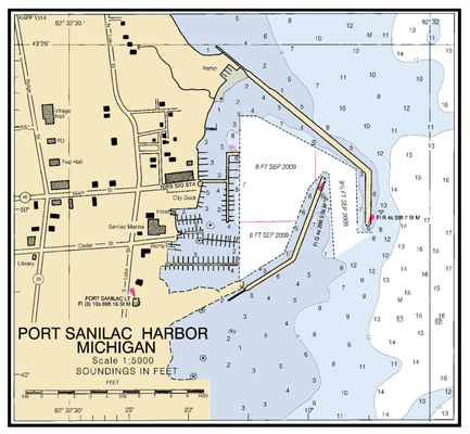 The first Harbor of Refuge in Michigan on Beautiful Lake Huron.