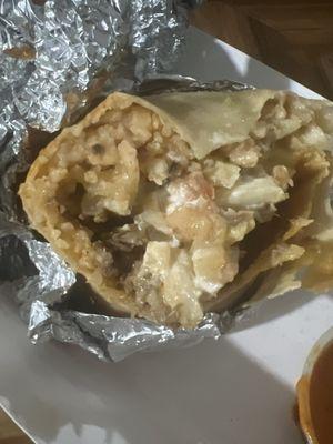 $17 burrito should be stuffed with meat not rice. I can buy 20lbs of rice at Costco for 12$