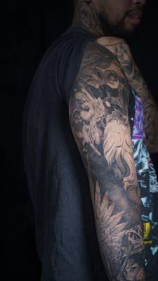 Healed sleeve done by Ricardo