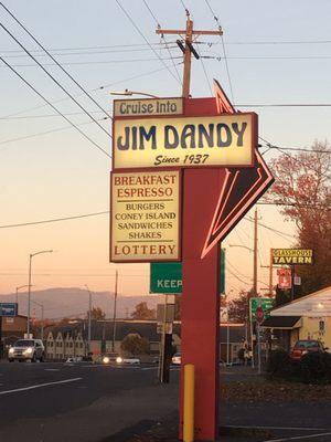 Highway sign