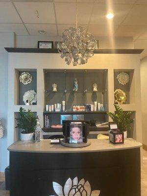 Front reception desk