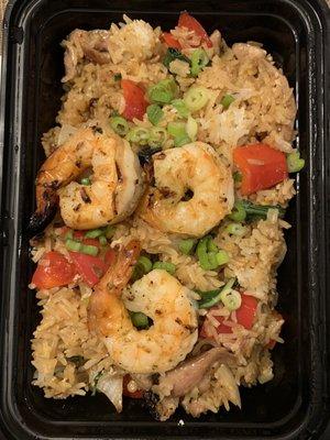 Basil Fried Rice with Shrimp!