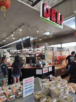 Deli inside Hong Kong Supermarket! Busy!