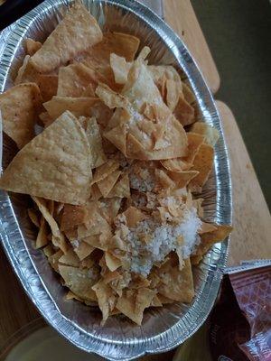 I got some chips with my salt.