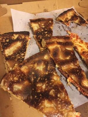 Driver refused to deliver pizza to the porch shouting from the car. The pizza was burnt. I call the store and 5 dollars off  next pizza