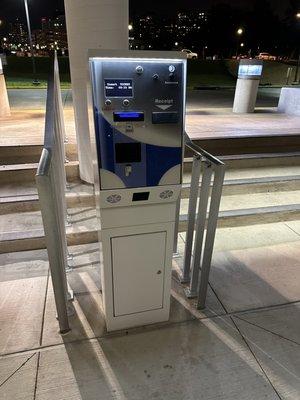 Parking payment kiosk